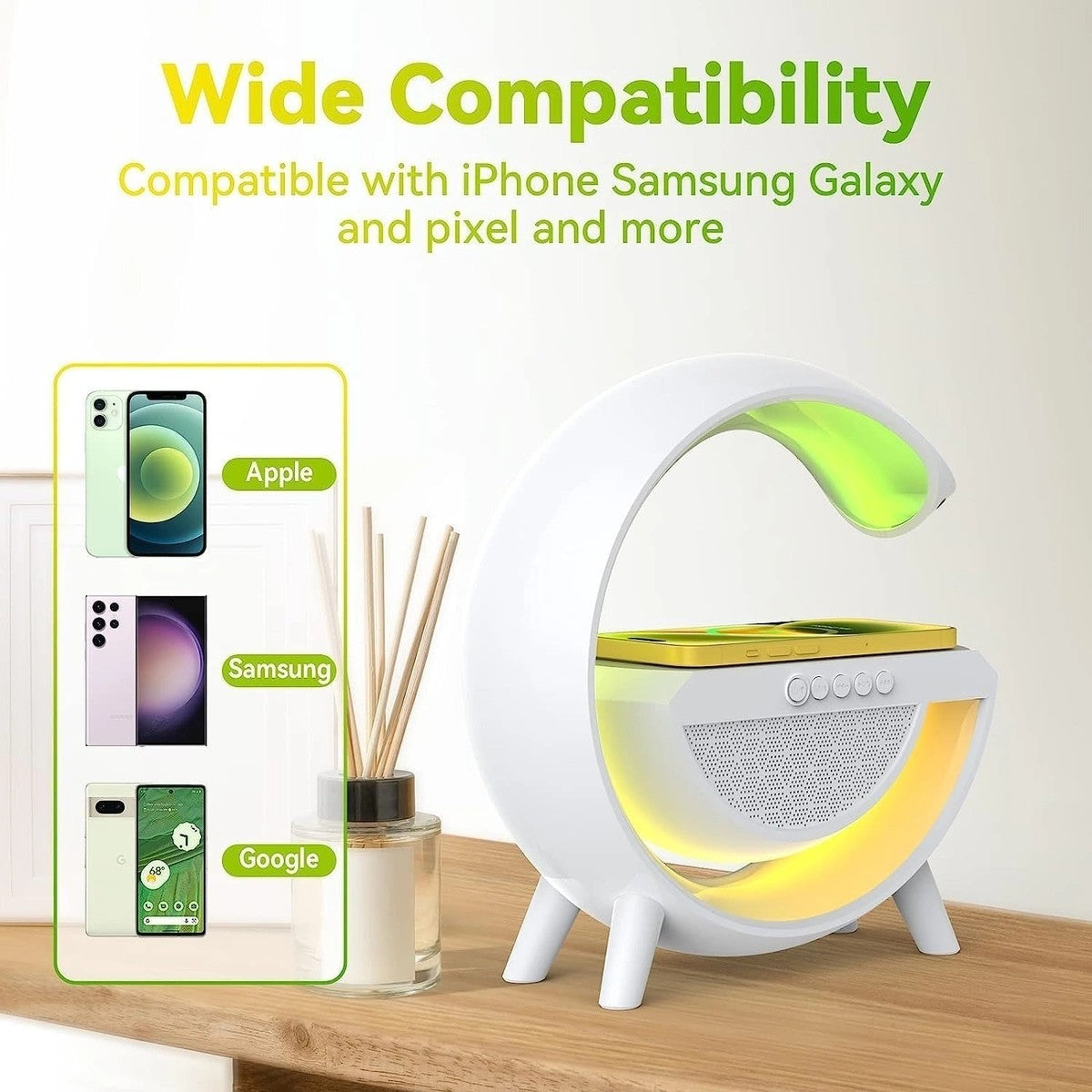 G-Type Table Lamp with Bluetooth Smart Speaker 
