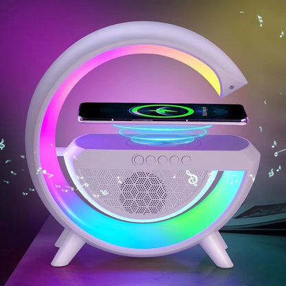 G-Type Table Lamp with Bluetooth Smart Speaker with charging feature